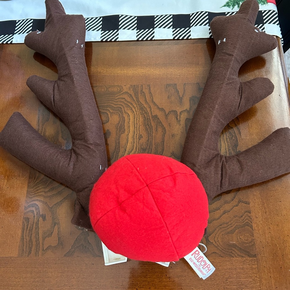 Dan Dee Rudolph The Red-Nosed Reindeer Antlers & Red Nose Car Costume Christmas